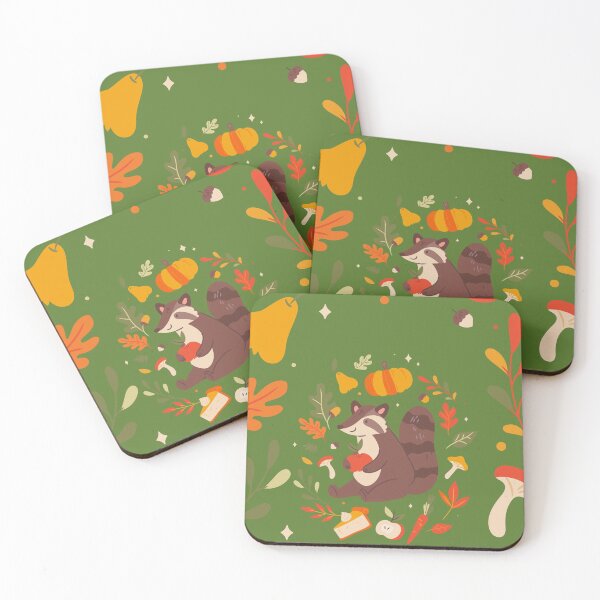 Item preview, autumn racoon designed and sold by hobbystore0-0.