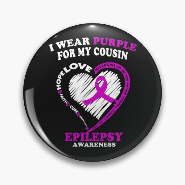 Item preview, Wear Purple Cousin Epilepsy Awareness designed and sold by StarcyWol.