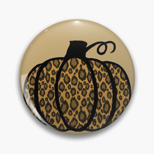 Item preview, Leopard Pumpkin Cheetah Print Halloween  designed and sold by NerdyChibi.