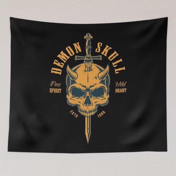 Item preview, Demon Skull designed and sold by Vector Scout Lab.