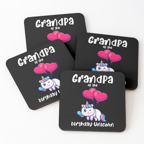 Item preview, GrandPa of the Birthday Unicorn designed and sold by Gaalaxyz.