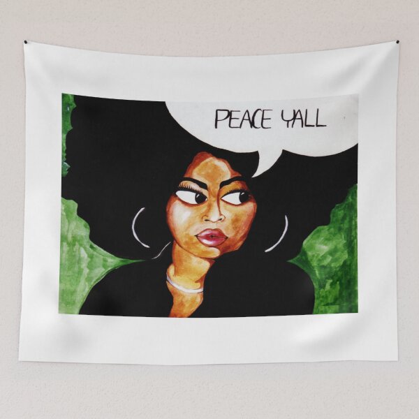 Item preview, Black Woman At Peace designed and sold by FindingFreebird.