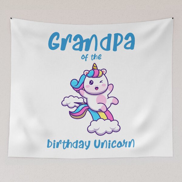 Item preview, GrandPa of the Birthday Unicorn designed and sold by Gaalaxyz.