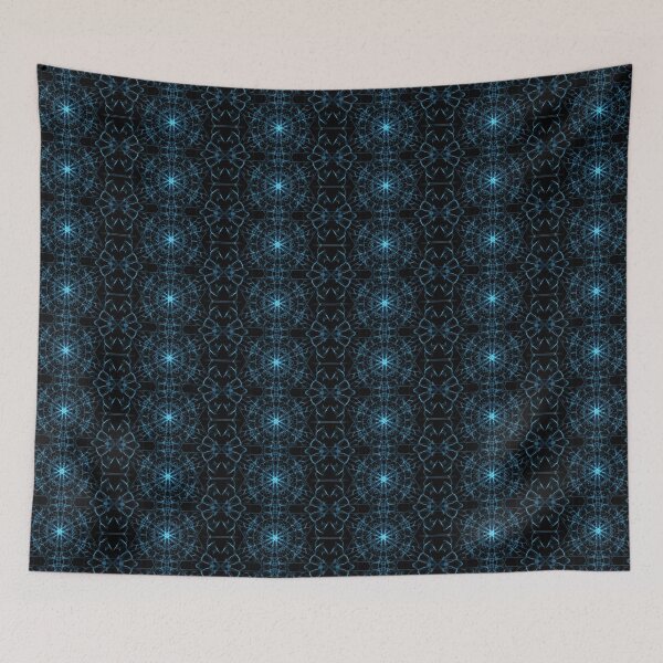 Item preview, Liquid Light Series #10 ~ Blue Abstract Fractal Pattern designed and sold by Ascension Vibrations.