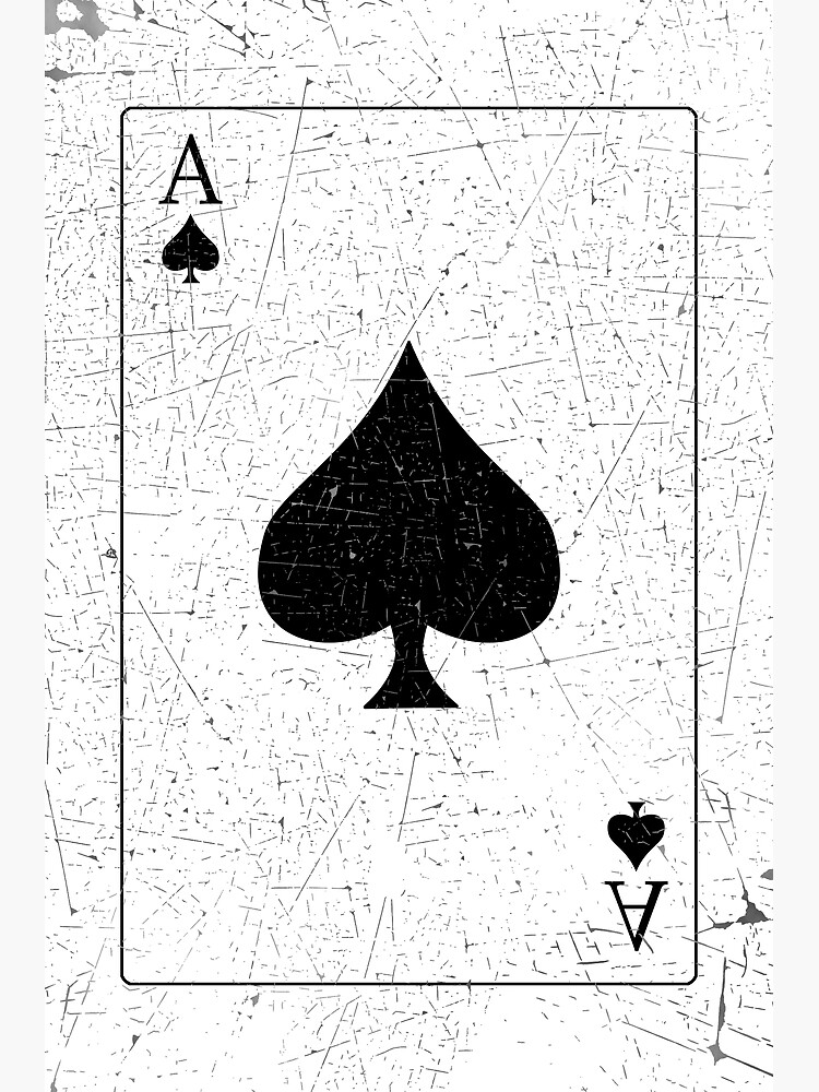 ace of spades card old