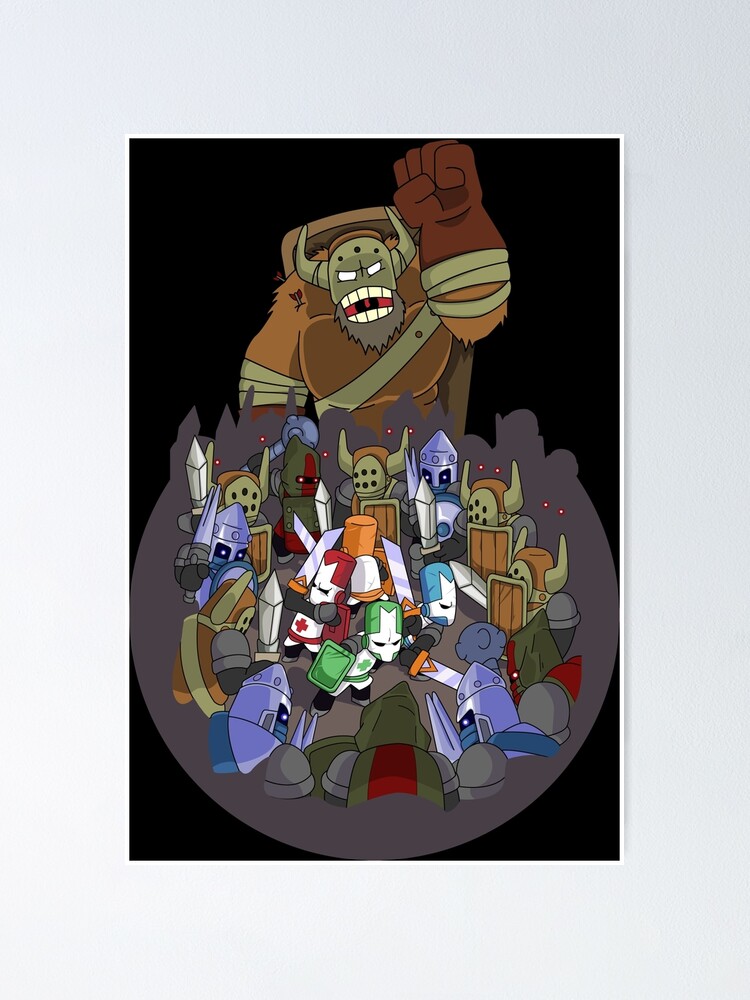 Castle Crashers Poster — THE BEHEMOTH STORE