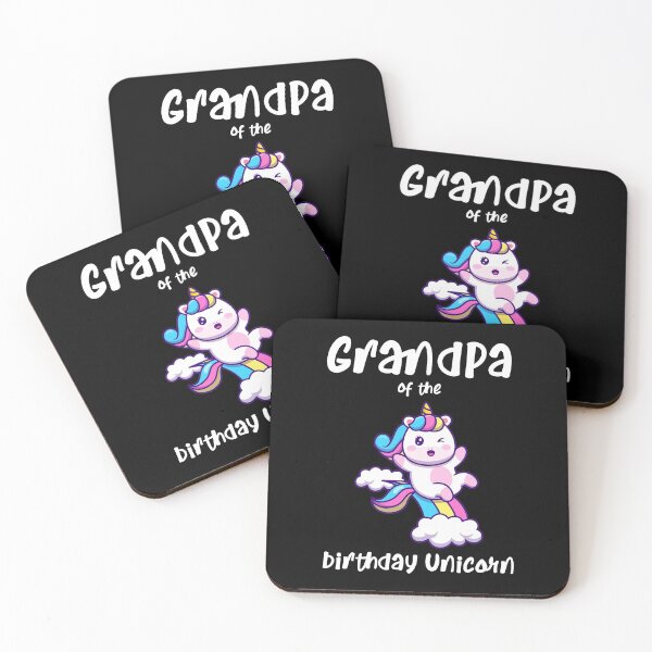 Item preview, GrandPa of the Birthday Unicorn designed and sold by Gaalaxyz.