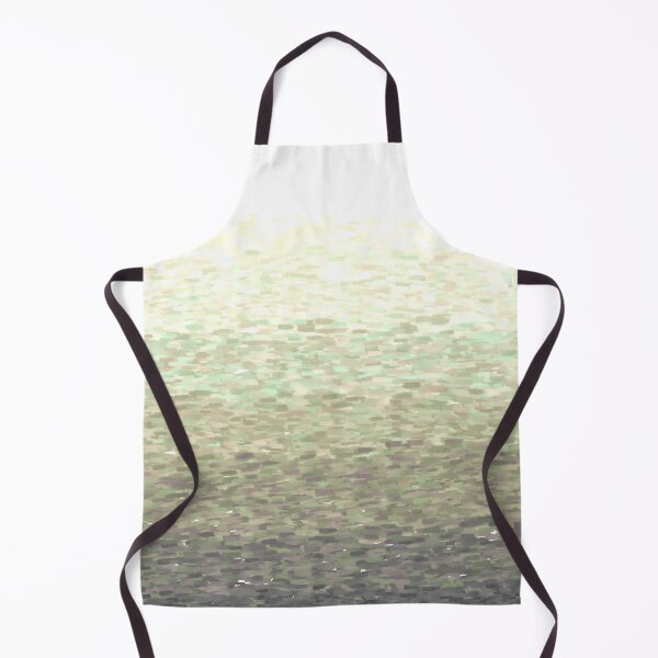 Item preview, Abstract green monochromatic ombre ocean painting designed and sold by Steph-draws.