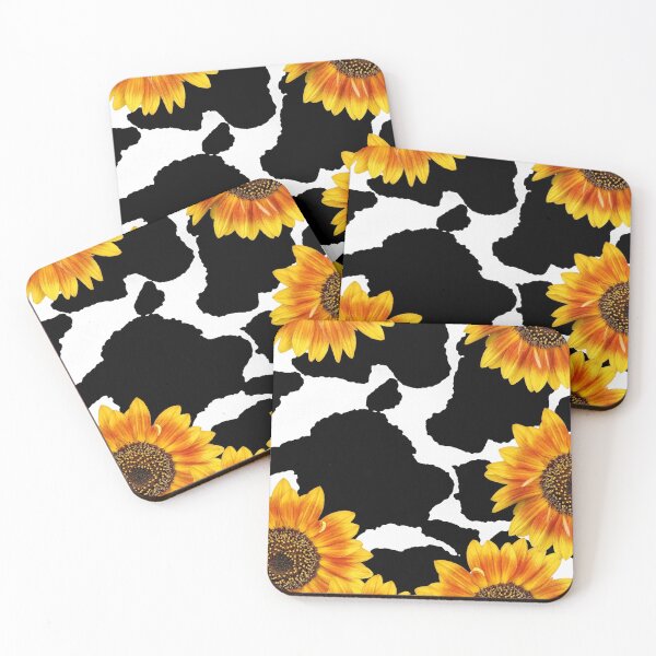 Item preview, Cow print and Sunflower designed and sold by CattleandCrow.