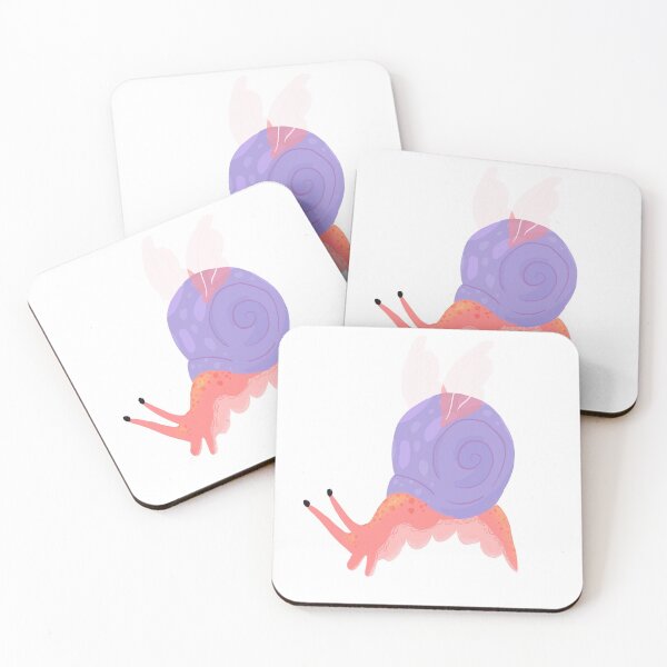 Item preview, Pink and purple flying snail  designed and sold by mjalred.