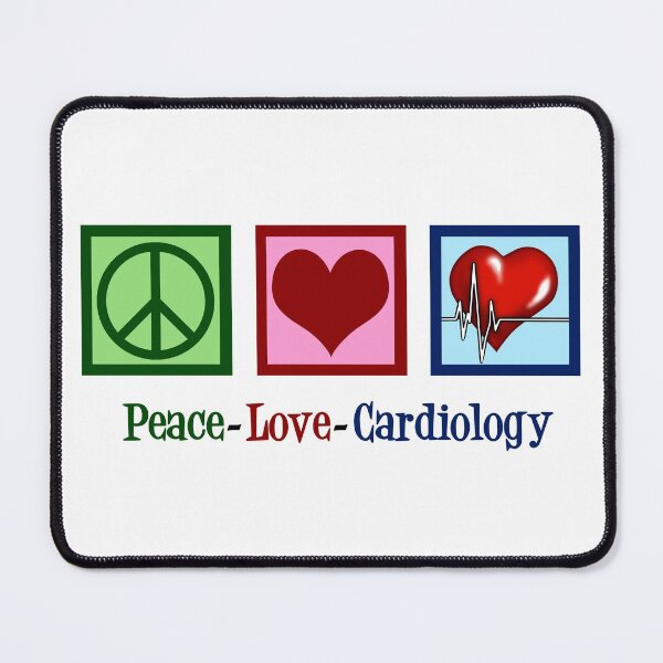 Item preview, Peace Love Cardiology designed and sold by Epic Love Designs.