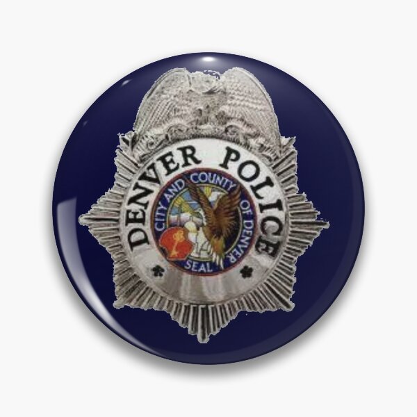 Item preview, Denver Colorado Police Badge With Color City Seal designed and sold by Lawrence Baird.