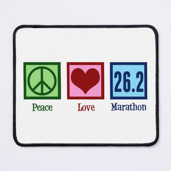 Item preview, Peace Love 26.2 Marathon Runner designed and sold by Epic Love Designs.