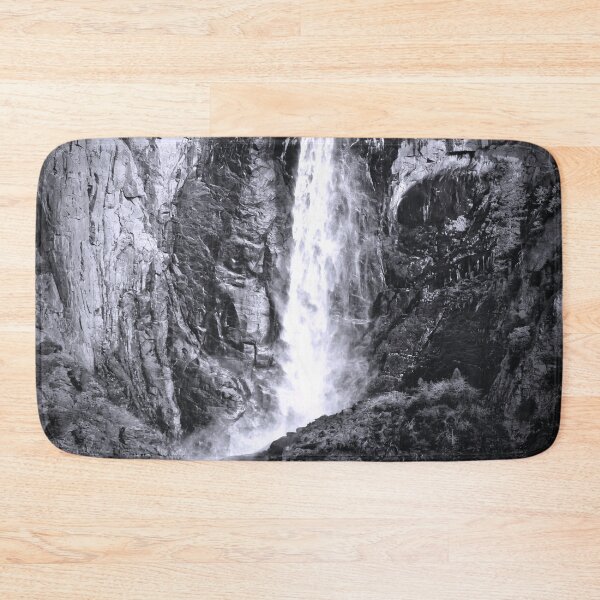 Item preview, Bridalveil Falls Yosemite California in Black and White designed and sold by Rocky Mountain Artistry.