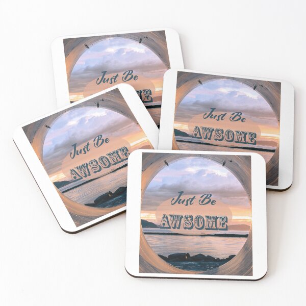 Item preview, JUST BE AWSOME T-shirt , quote t-shirt , t-shirt with saying designed and sold by LilaDiams.