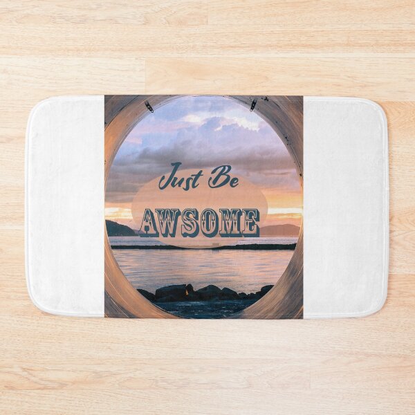 Item preview, JUST BE AWSOME T-shirt , quote t-shirt , t-shirt with saying designed and sold by LilaDiams.