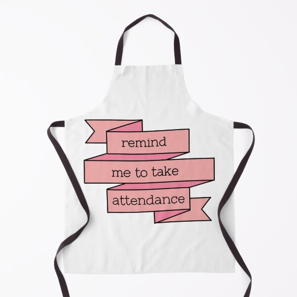Item preview, Remind me to take attendance banner design  designed and sold by WildeandCo.