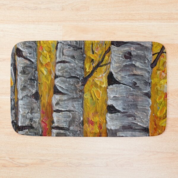 Item preview, Impressionistic Colorado Aspen Trees Vertical Panorama designed and sold by Rocky Mountain Artistry.