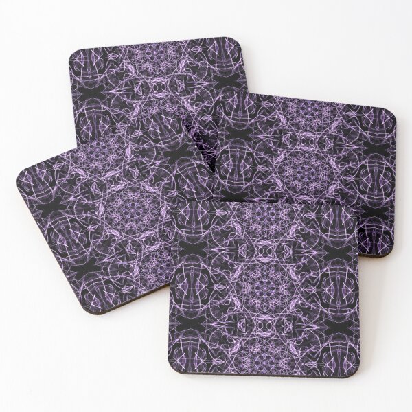 Item preview, Liquid Light Series #12 ~ Purple Abstract Fractal Pattern designed and sold by Ascension Vibrations.