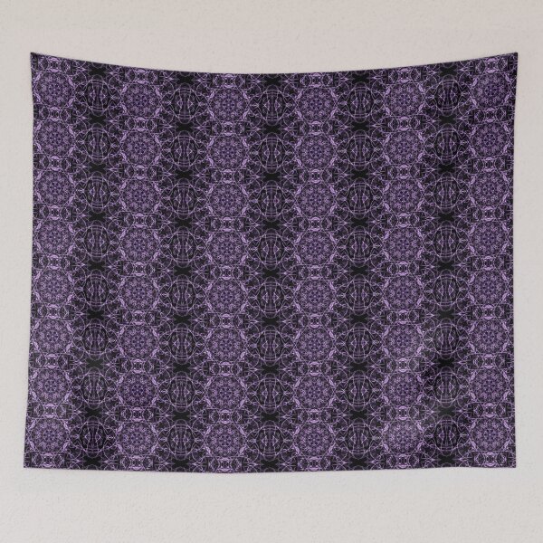 Item preview, Liquid Light Series #12 ~ Purple Abstract Fractal Pattern designed and sold by Ascension Vibrations.