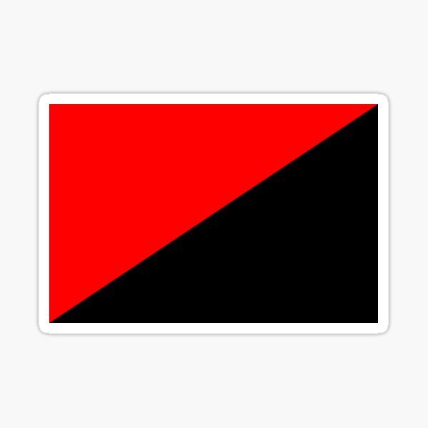 Vista previa del artículo con la obra «Bandera socialista libertaria», diseñado y vendido por David Rosenburg.