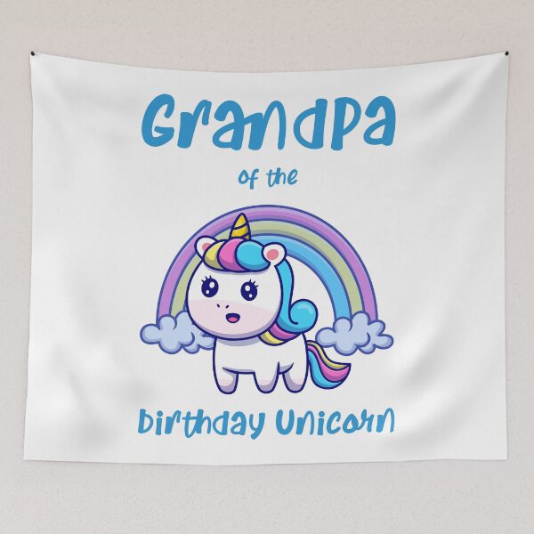 Item preview, GrandPa of the Birthday Unicorn designed and sold by Gaalaxyz.