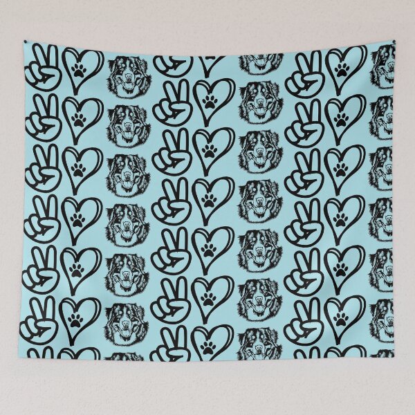 Item preview, Peace love Bernese Mountain - Bernese mountain - Ghost Hunters Bernese mountain  designed and sold by Lastazizi.