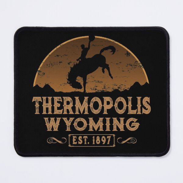 Item preview, Thermopolis, Wyoming Wild West Cowboy designed and sold by NoBonesLife.