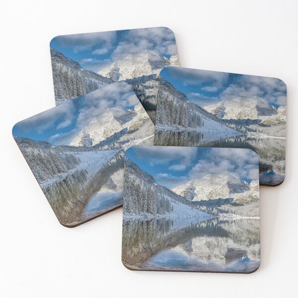 Item preview, Wintertime Maroon Bells, Aspen, Colorado designed and sold by Rocky Mountain Artistry.