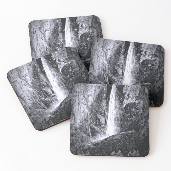 Item preview, Bridalveil Falls Yosemite California in Black and White designed and sold by Rocky Mountain Artistry.