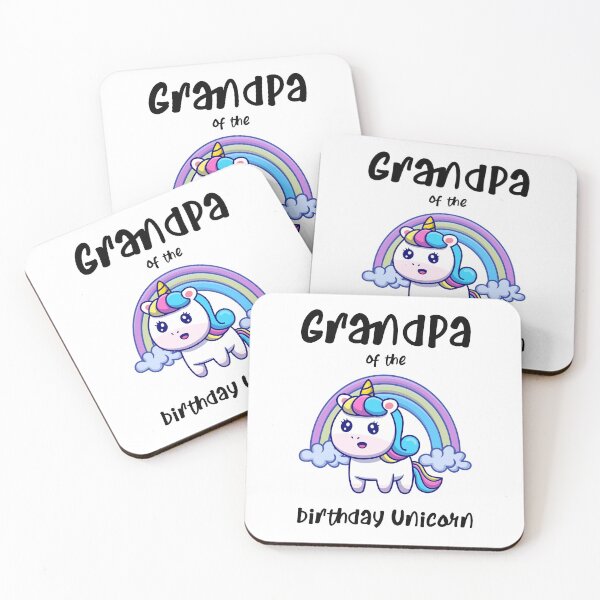 Item preview, GrandPa of the Birthday Unicorn designed and sold by Gaalaxyz.