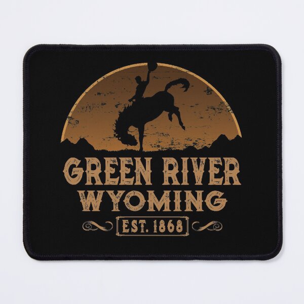 Item preview, Green River, Wyoming Wild West Cowboy designed and sold by NoBonesLife.