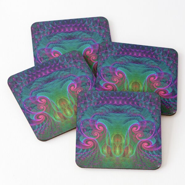 Item preview,  dark psy fractal spirals designed and sold by BelAnnGrey.