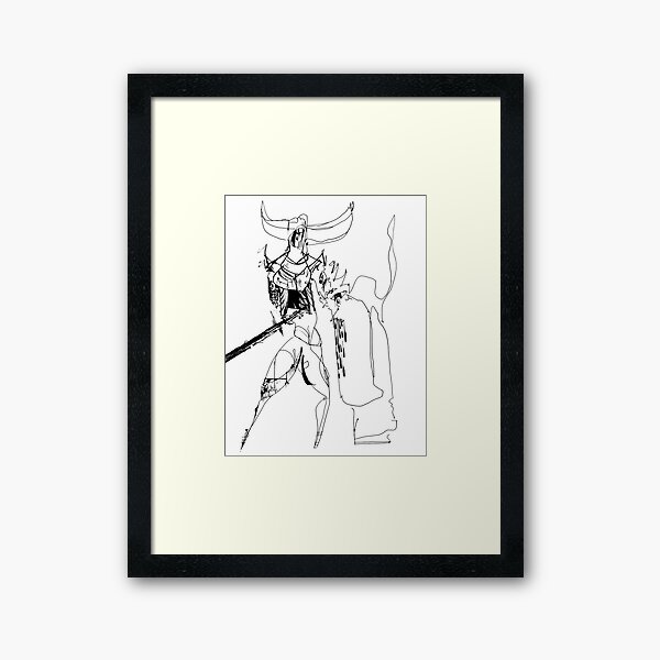 Sir Knight Framed Art Print