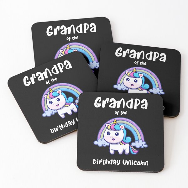 Item preview, GrandPa of the Birthday Unicorn designed and sold by Gaalaxyz.