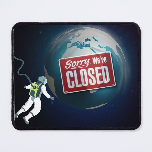 Item preview, the earth lockdown, sorry we're closed designed and sold by mouad naouiri.