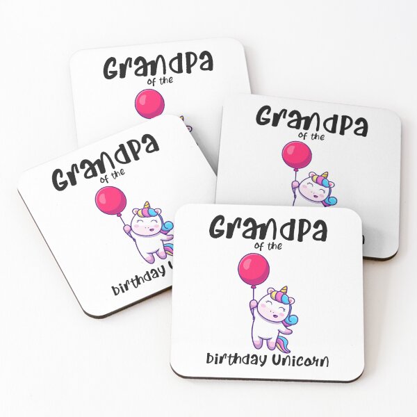 Item preview, GrandPa of the Birthday Unicorn designed and sold by Gaalaxyz.