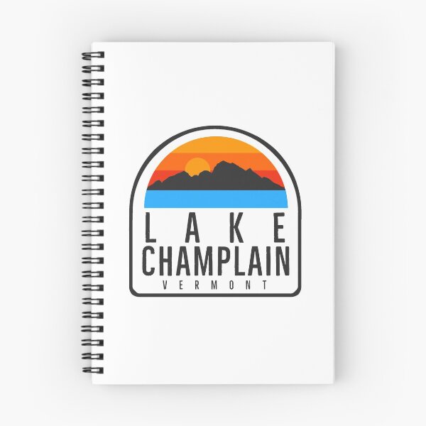 Item preview, Lake Champlain Vermont Vintage Retro Adventure Fishing, Skiing Mountains designed and sold by tmartinezta.