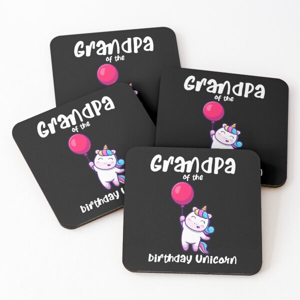 Item preview, GrandPa of the Birthday Unicorn designed and sold by Gaalaxyz.