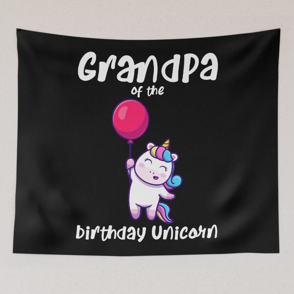 Item preview, GrandPa of the Birthday Unicorn designed and sold by Gaalaxyz.
