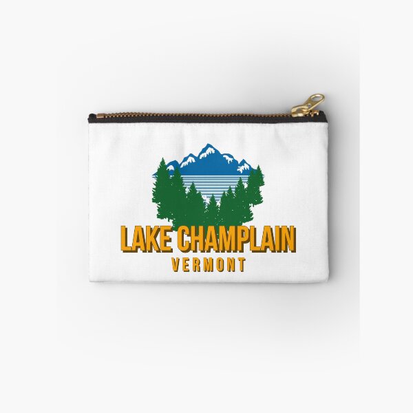 Item preview, Lake Champlain Vermont Vintage Retro Adventure Fishing, Skiing Mountains designed and sold by tmartinezta.