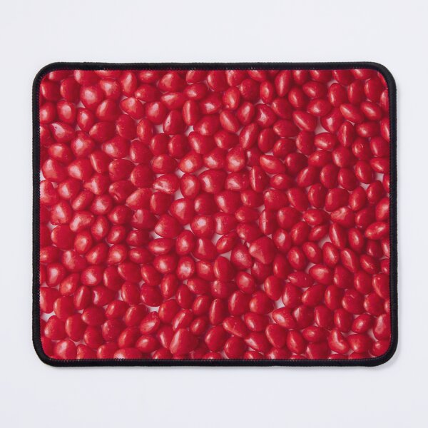Item preview, Red Cinnamon Heart Candy Print designed and sold by Amy Mitchell.