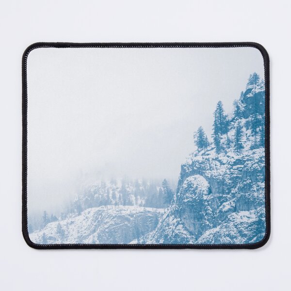 Item preview, Winter Snow on Mountain Forest in Fog designed and sold by Amy Mitchell.