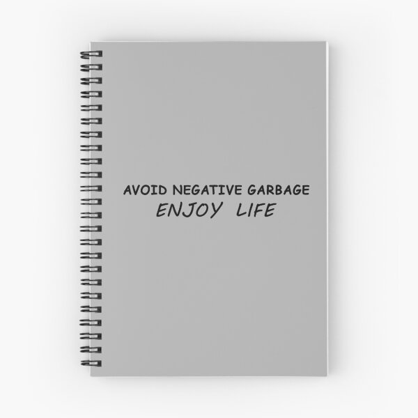 Item preview, Avoid negative garbage enjoy life t shirt designed and sold by ni3ma.