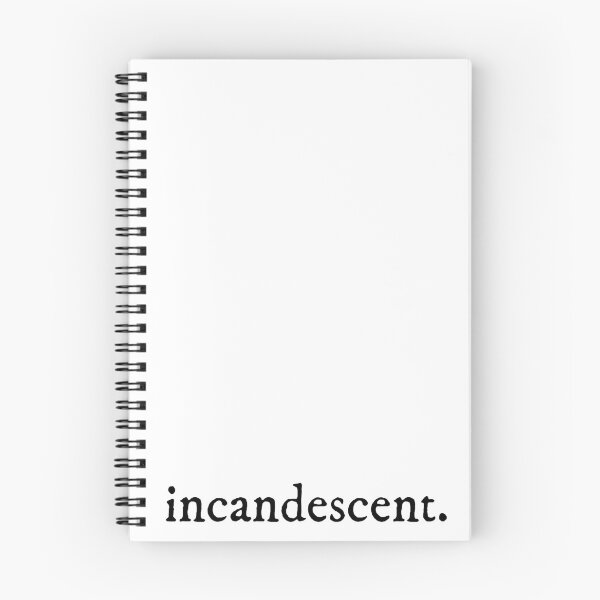 Item preview, Incandescent | Minimalist Words  designed and sold by KnightandMoon.