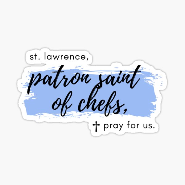 Item preview, St. Lawrence, Patron Saint of Chefs, Catholic T-Shirt designed and sold by nldeneane.