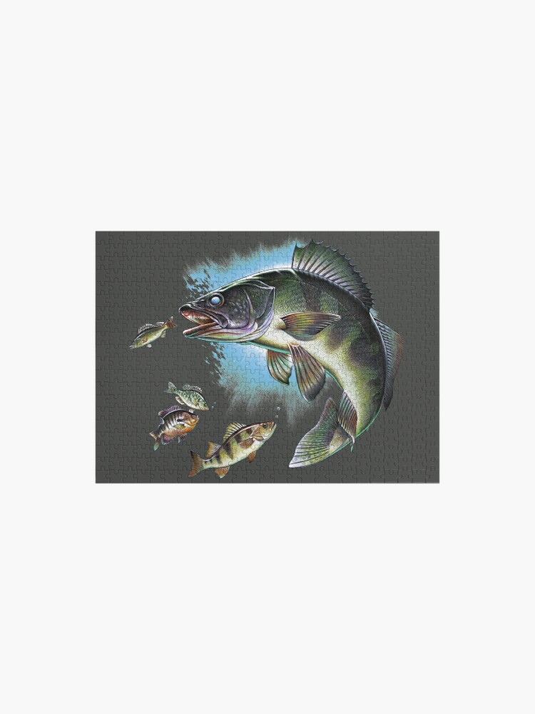 Walleye Jigsaw Puzzle for Sale by Salmoneggs