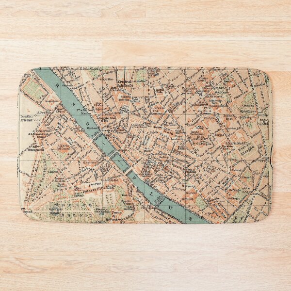 Item preview, Florence Map 1896 designed and sold by abbazabba.