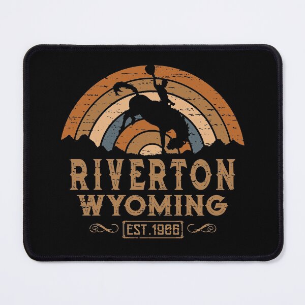 Item preview, Riverton, Wyoming Retro Wild West Cowboy designed and sold by NoBonesLife.