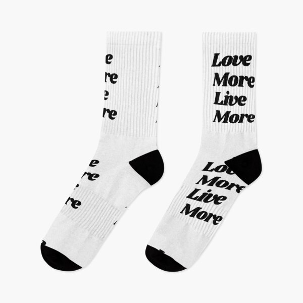 Item preview, Love More Live More Statement Design designed and sold by Craftynistia.